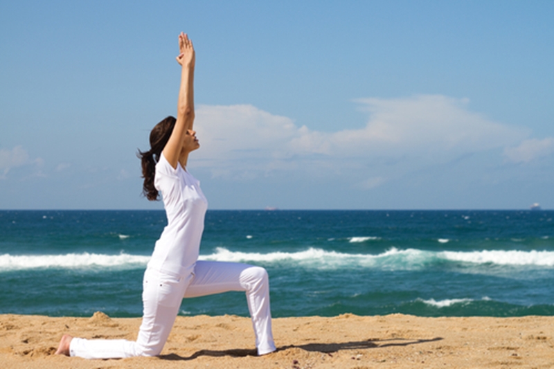 Center yourself with some beachside yoga classes.